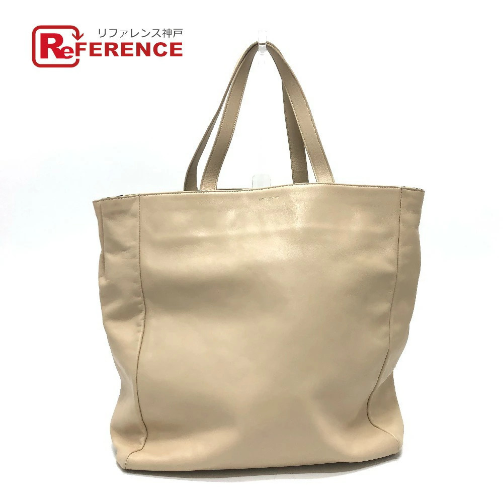 Saint Laurent PARIS bag tote Handbag leather beige